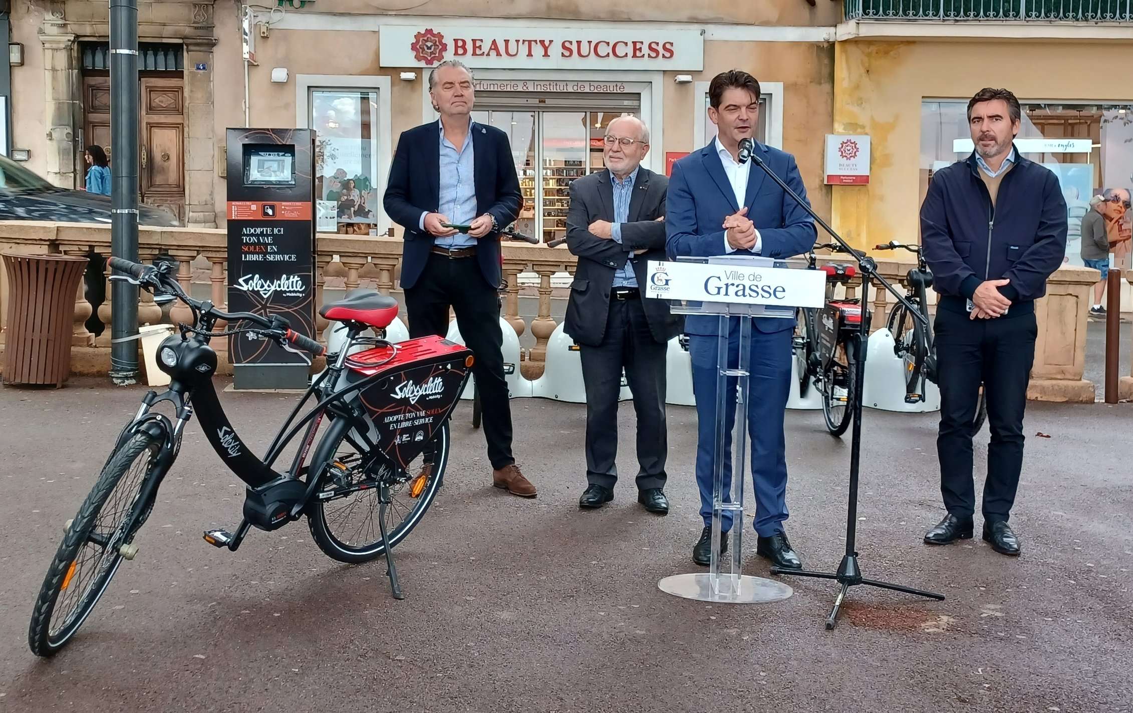 Une nouvelle station Solexyclette se trouve à Grasse Place du Cours Honoré Cresp