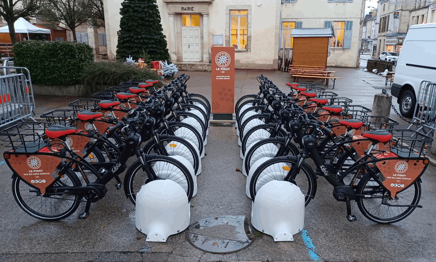 Le Pinot Solex, nouveau service de vélo électrique Solex en libre-service à Bar-sur-Aube