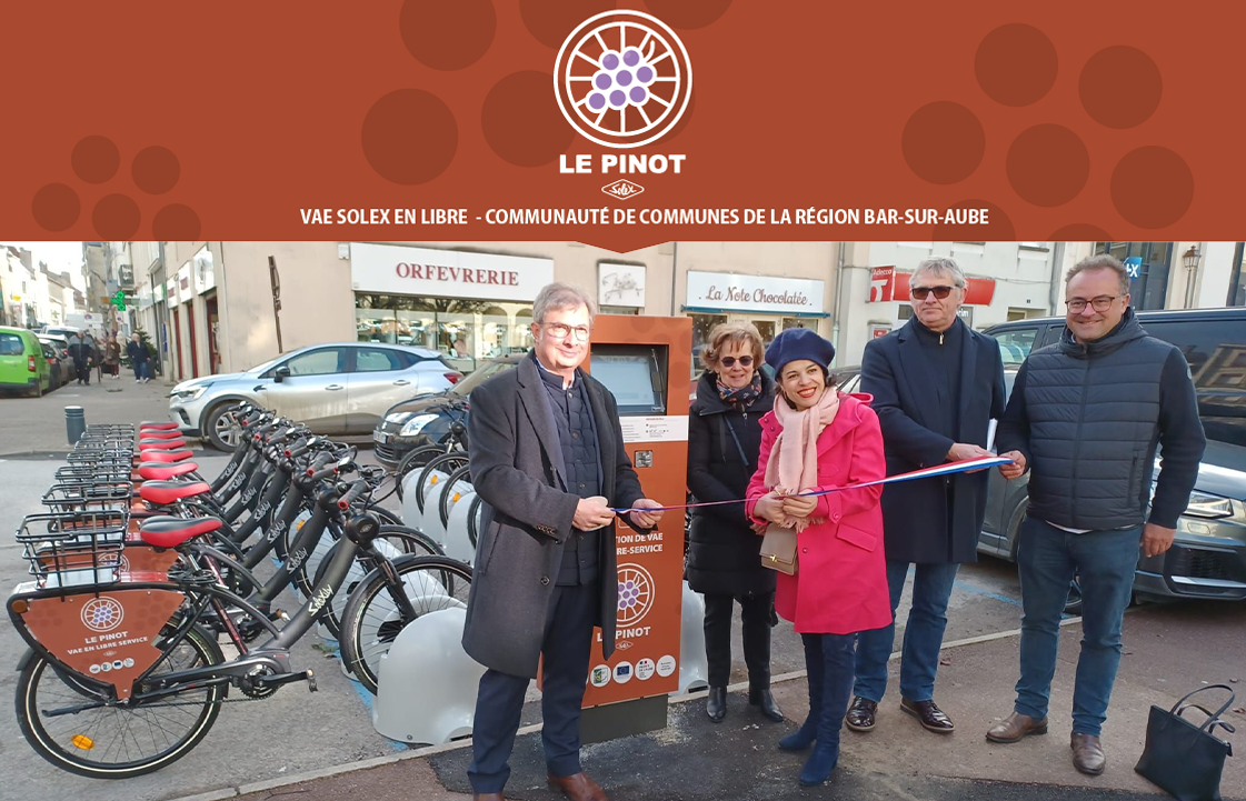 Inauguration service Le Pinot Solex